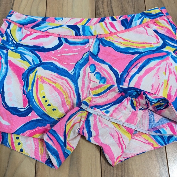 NWOT! Lilly Pulitzer Adie Shorts Pink Sunset The Sunny Side Size 0 - Picture 5 of 14